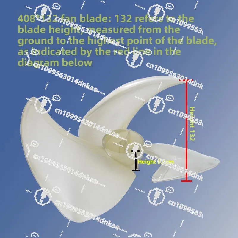 Air Conditioner External Fan Blade 408 * 132 Universal 408 * 134 External Cooling Fan Blade Reverse D Hole