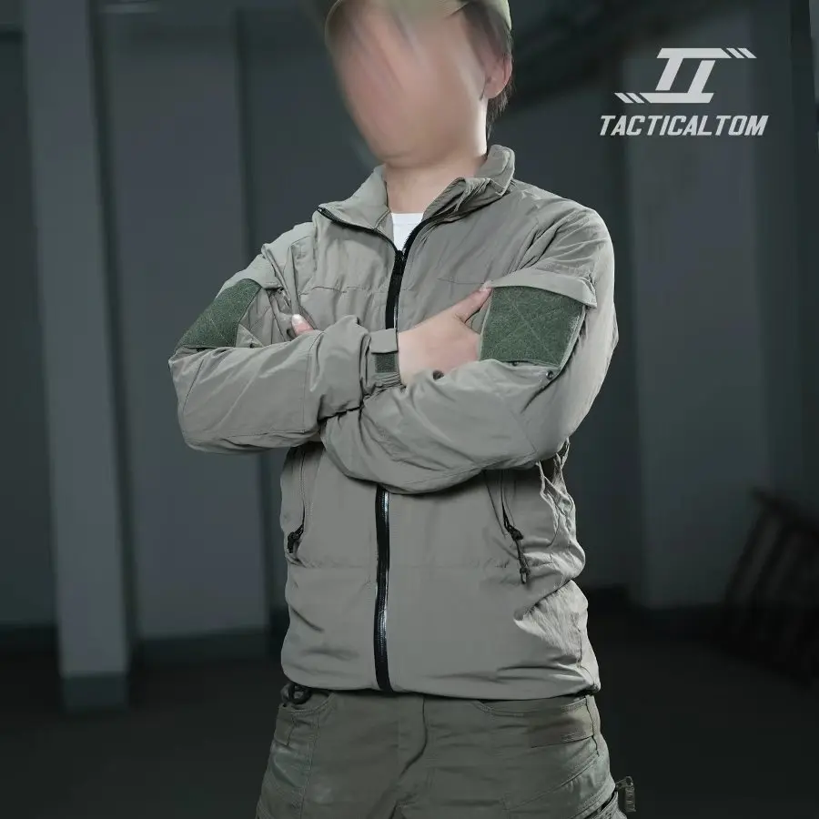 Tactical Tom Grey Reproduction LT Cotton Jacket GEN2 Men's New Cherie Autumn Winter Mid Warm Layer Jacket Cotton Jacket