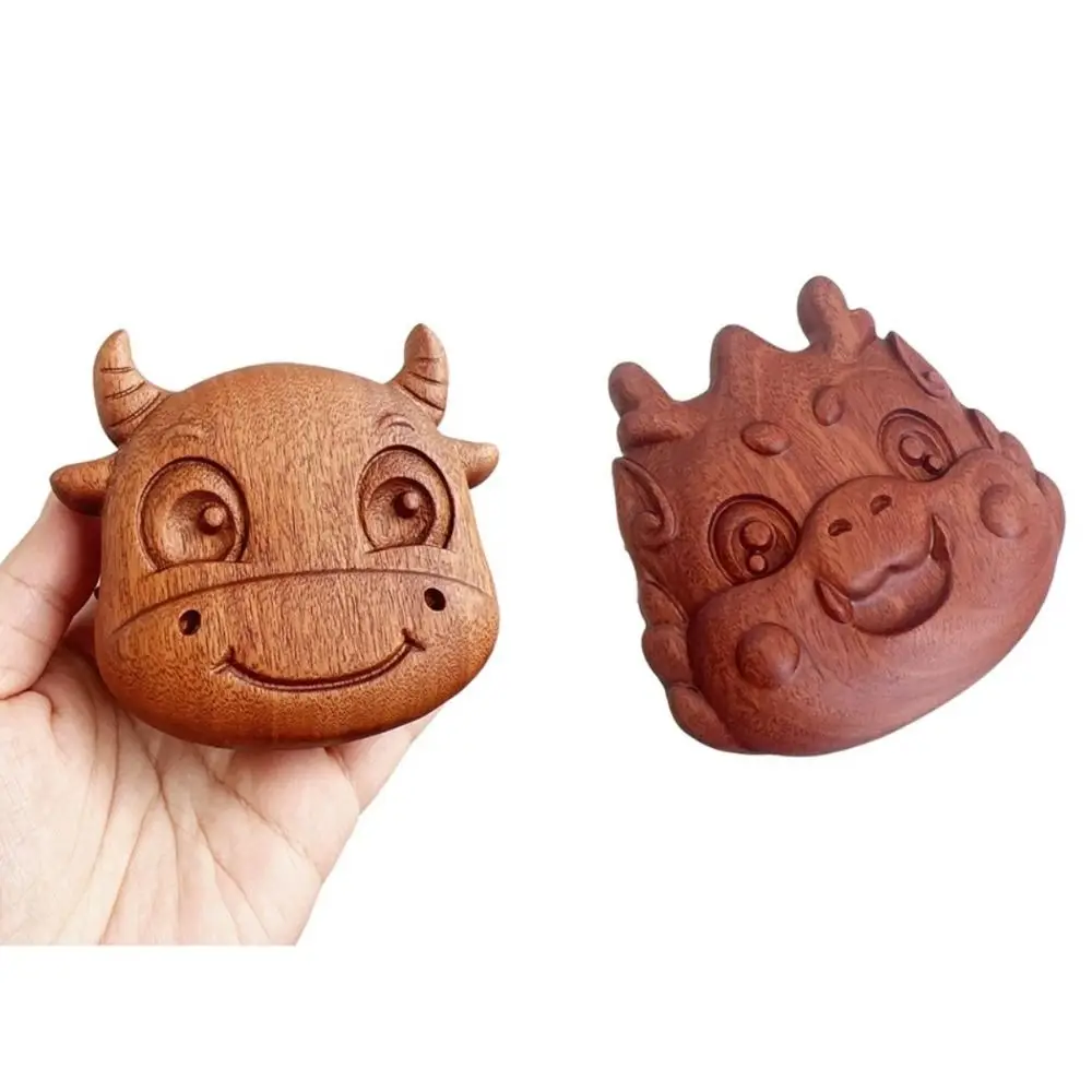 Mini Portable Sandalwood Air Bag Comb Creative Wide Teeth Air Cushion Comb Cartoon Dragon Anti Static Massage Comb for Girls