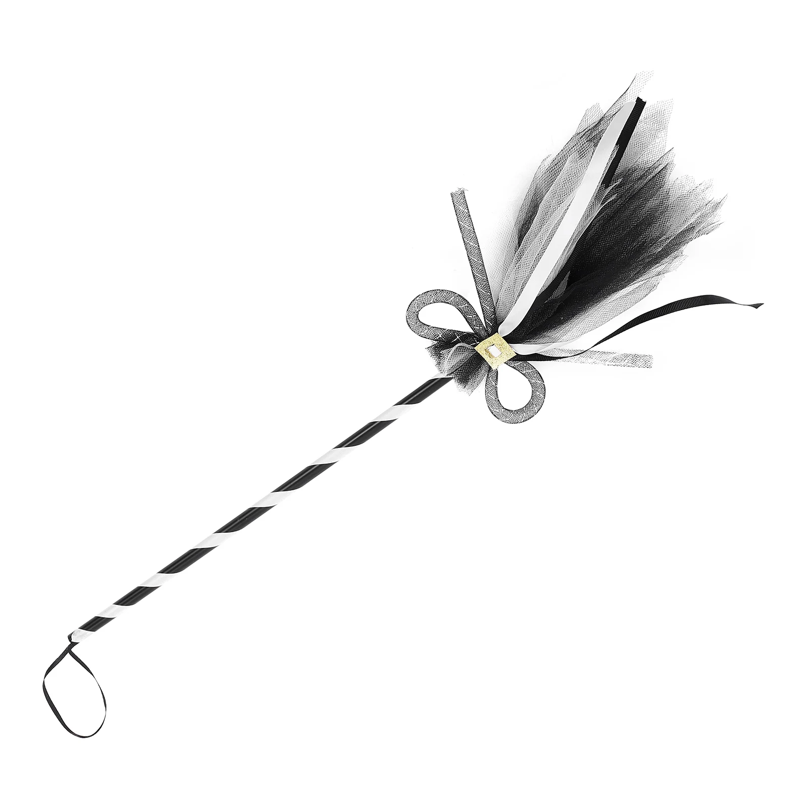 

Halloween Witch Broom Prop 3D Decorative Ornament Lightweight Comfortable Grip Easy Carry For Cosplay Costume Accessory Party