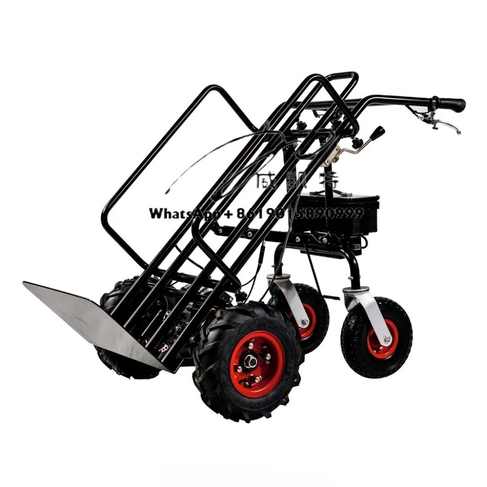 

350W Foldable Cart Hand Push Bottle Electric Trolley Barrow Special Vehicles