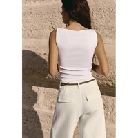 Summer New Women's Crew Ne Multi-Color Basic Ribbed Svel T-irt Top Polyester Fiber Moisture ng Regular Fit - Image 3