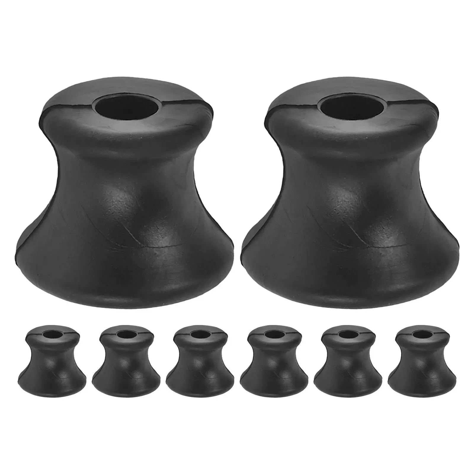 8Pcs Meditation Tuning Fork Holder Non Slip Rubber Base Stable Support Sound Absorbing Stand for Immersive Relaxation