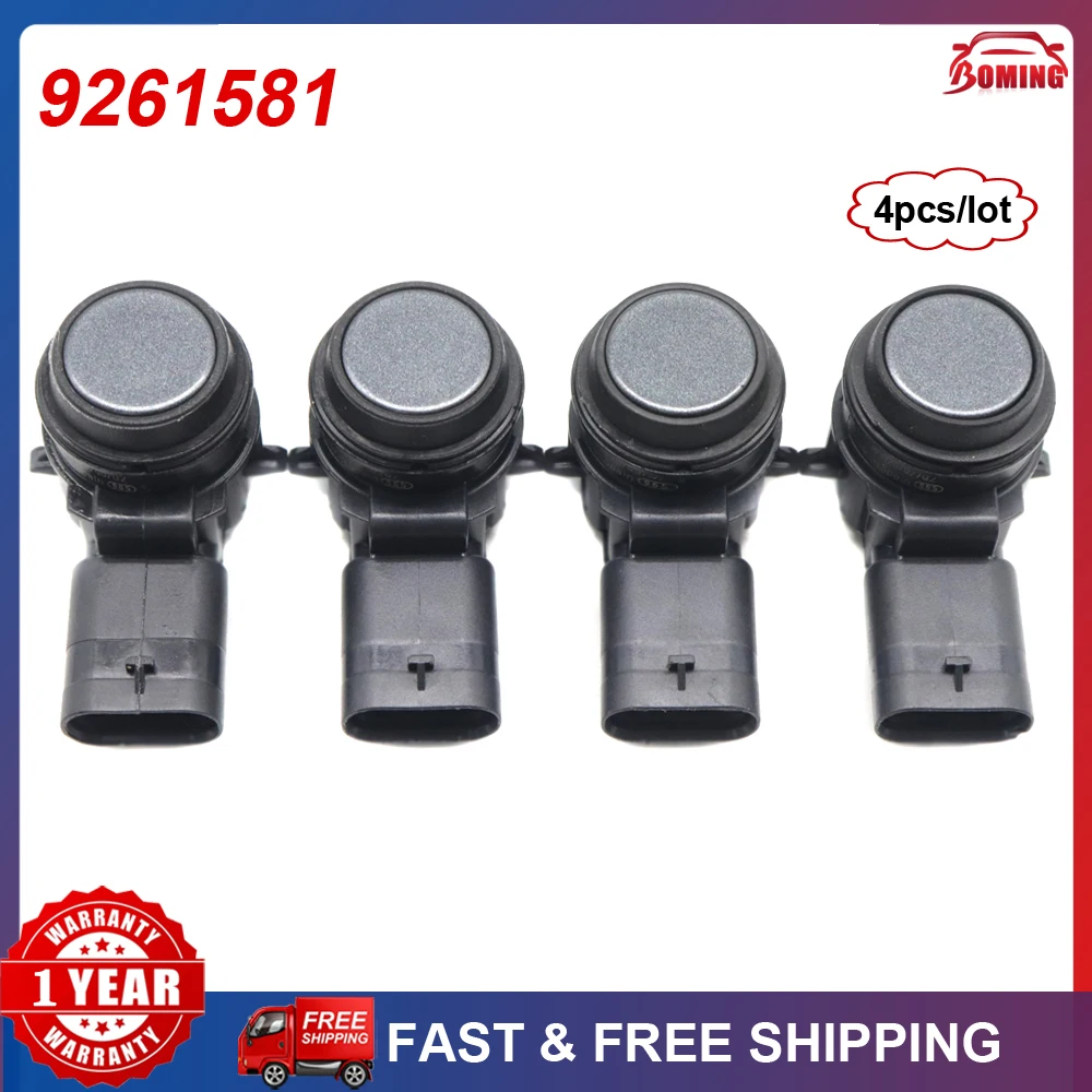 4PCS Car NEW PDC Parking Reversing Sensor 9261581 For BMW 1 2 3 4 Series 2010-2018 66209261581 66209261582 0263013513