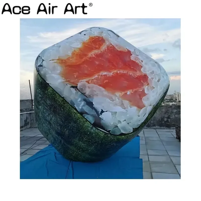 Custom Inflatable Sushi Model for Events, Inflatable Food Balloon Advertising Inflatables for Restaurant Promotion