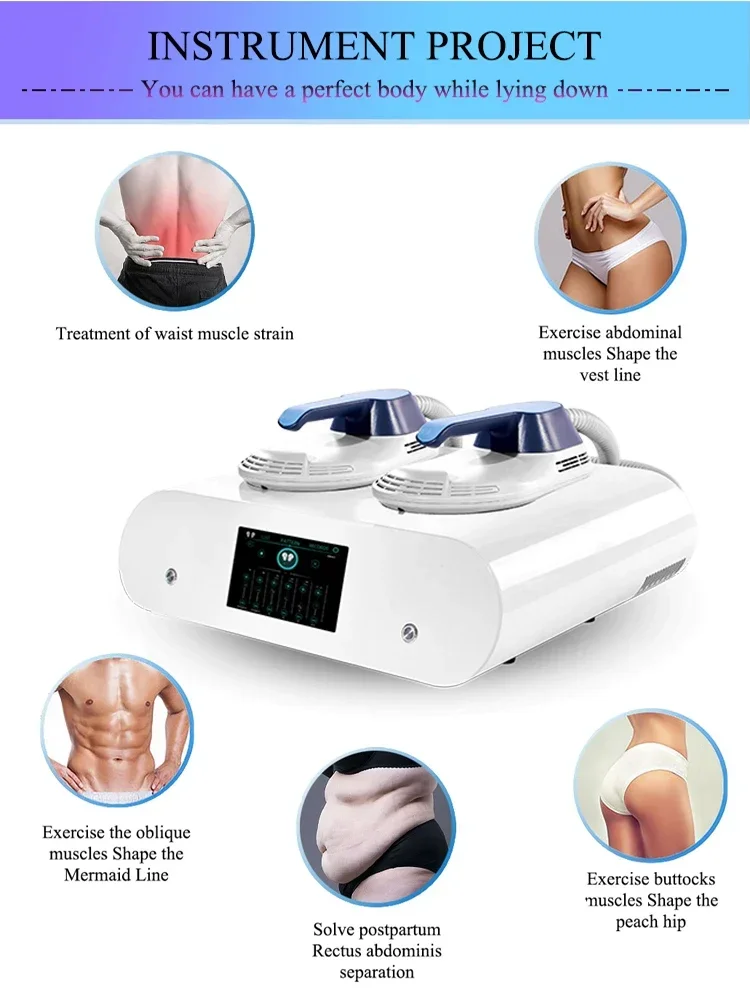 

New upgrade EMS Body Sculpting Machine 15Tesla 6500W Hi-emt Nova Emsnova Muscle Stimulator Slimming Weight Lose Massage Device