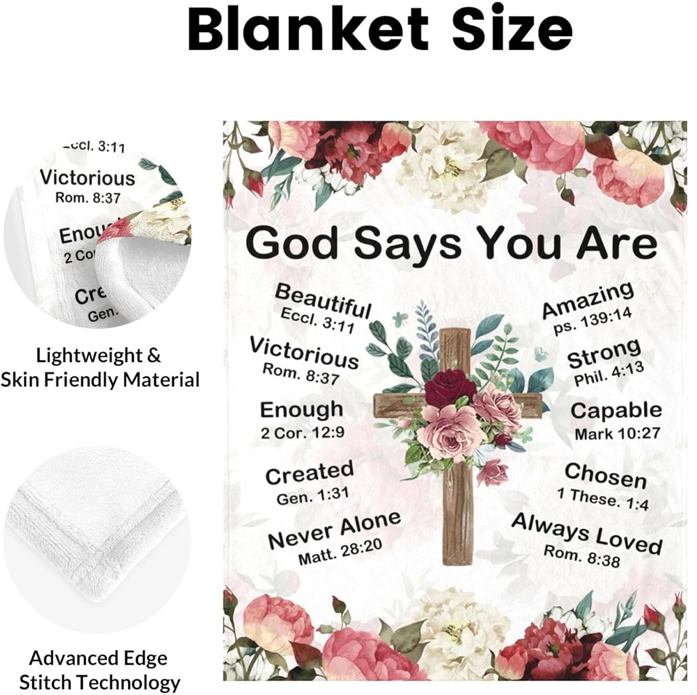 Regali cristiani per donna Coperta Regali cristiani per donne Regali di compleanno religiosi di fede per donna Regalo ispiratore