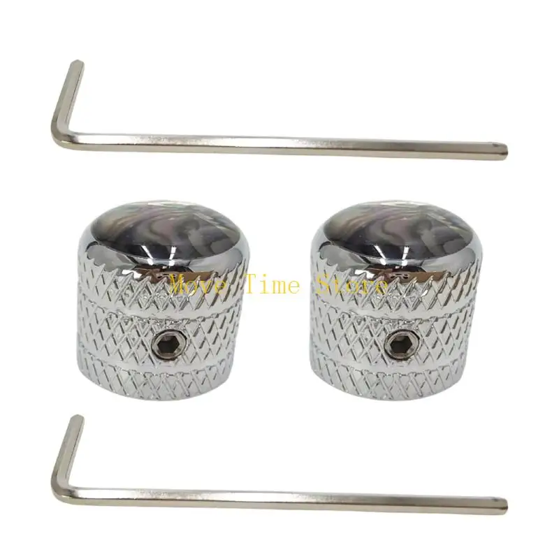 92ME Pack of Professional Music Equipment Potentiometer Caps Knobs for Guitarists Offering Precisions Control Luxurious Look
