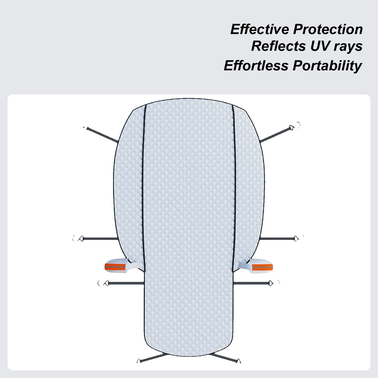 

Чехол на лобовое стекло для льда и снега, защита от ультрафиолета, защита от мороза, зимний автомобильный чехол, полное покрытие для уличного грузовика в холодную погоду