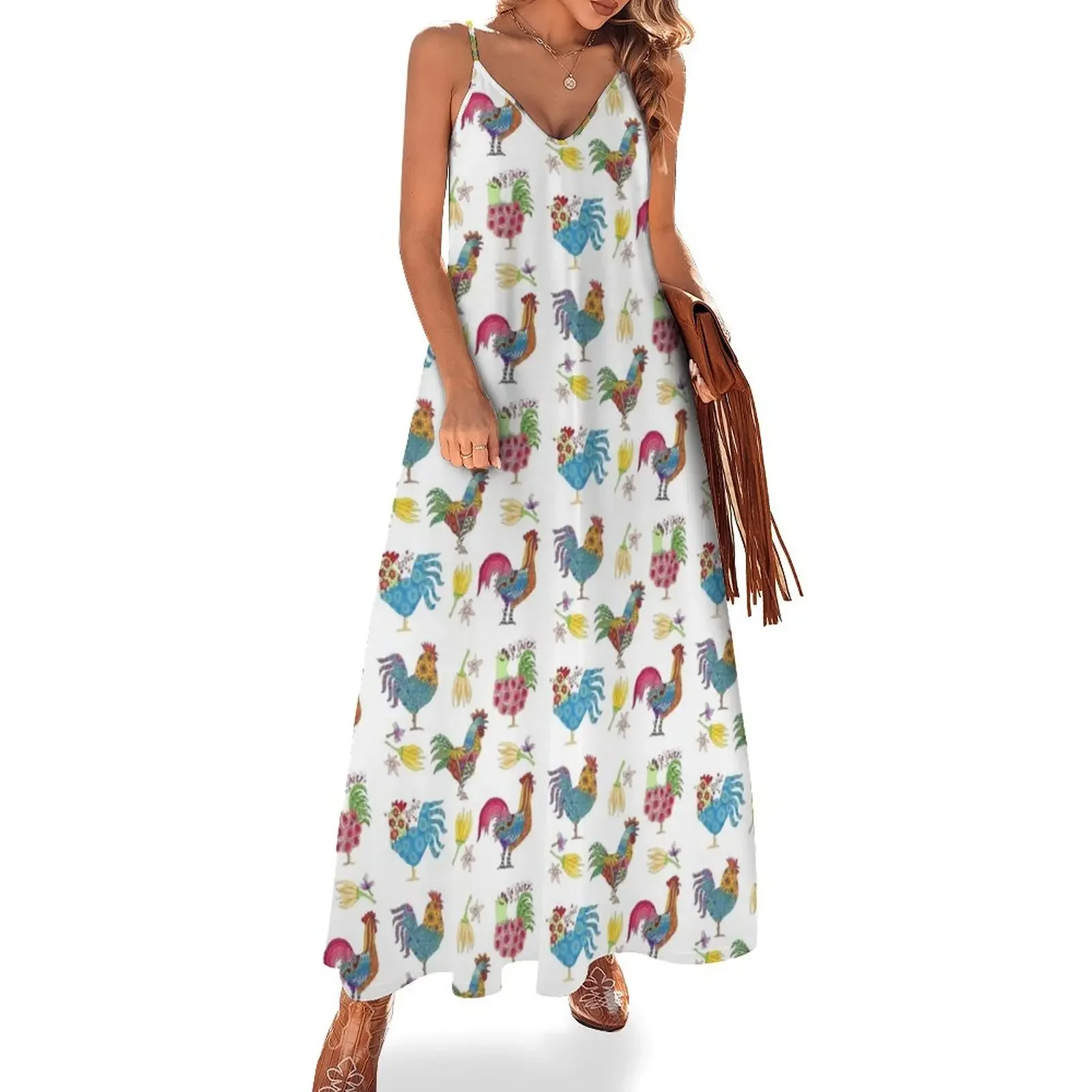 

Chickens Unite Sleeveless Dress dresses for woman 2024 Women's summer skirt Woman's evening dress