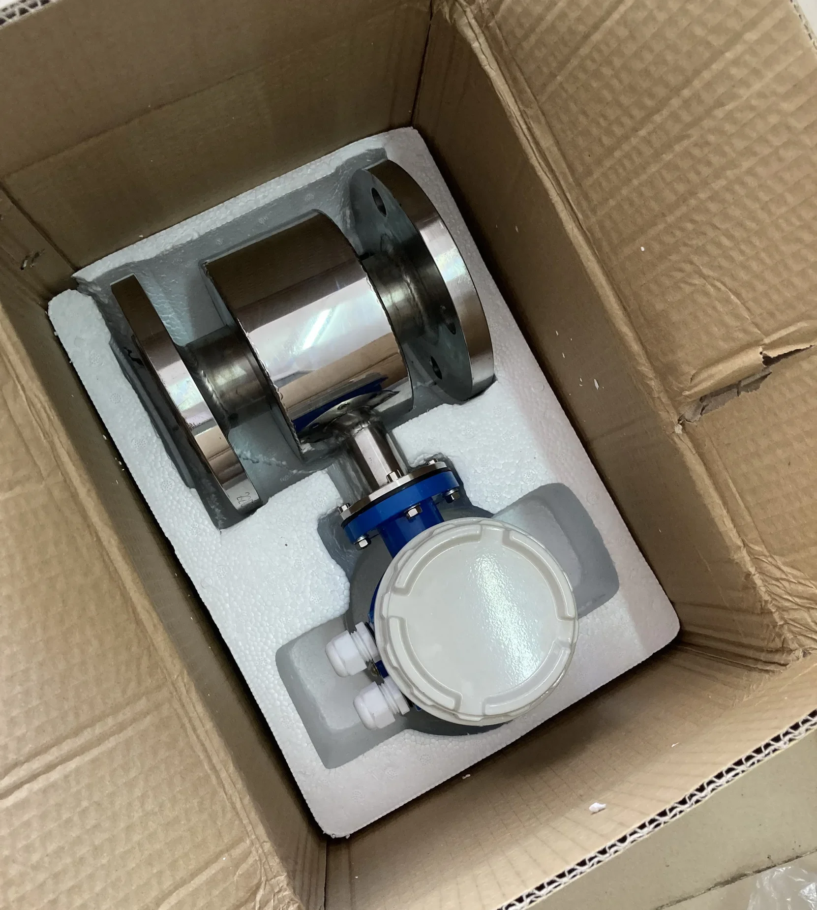 SUS 304 Smart Electromagnetic Flow Meter Sewage Pipeline Hydraulic Diesel Magnetic Flowmeter Liquid Water Stainless Steel