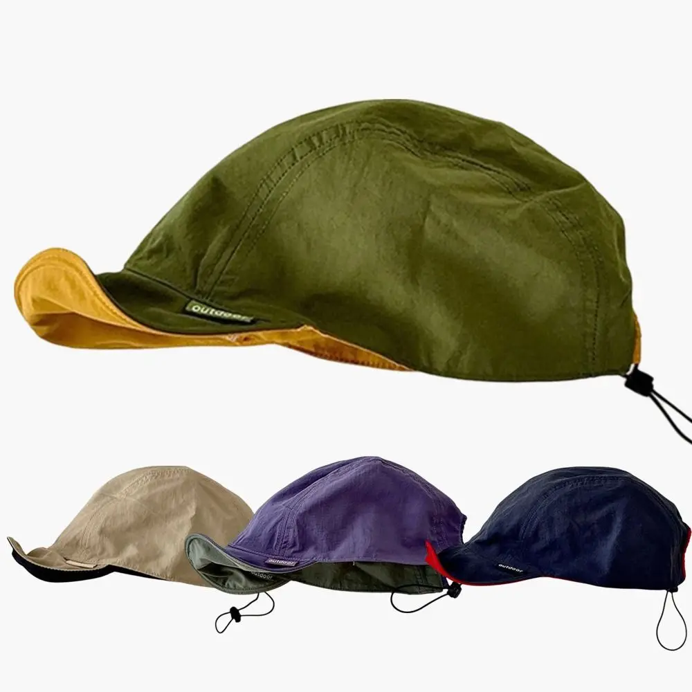 New Double-sided Baseball Cap Quick-drying Mountain Style Leisure Sun Hat Breathable Soft Thin Brim Sunscreen Hat Outdoor