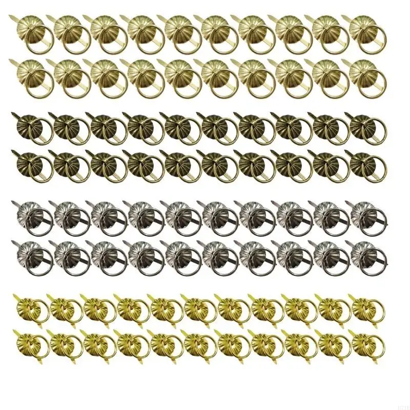

80pcs Cabinet & Drawer Handles Easy Installation Exquisite Pull Knobs Retro Knobs Quick Install for Home 203F
