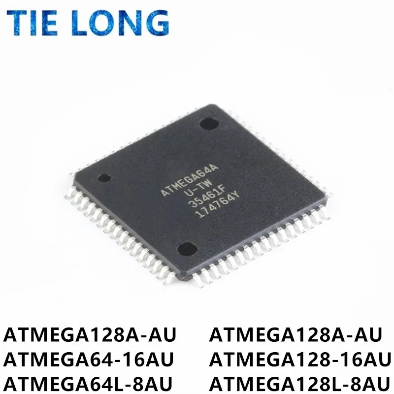 (1piece)100% New ATMEGA64-16AU ATMEGA64A-AU ATMEGA64A ATMEGA64L-8AU ATMEGA128-16AU ATMEGA128A-AU ATMEGA128L-8AU QFP-64 Chipset