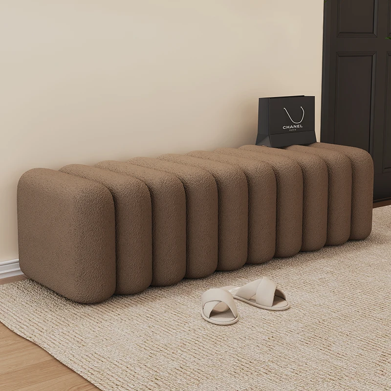 

Shoe changing stool entrance household living room sofa bench clothing store fitting room soft bag stool Room decoration