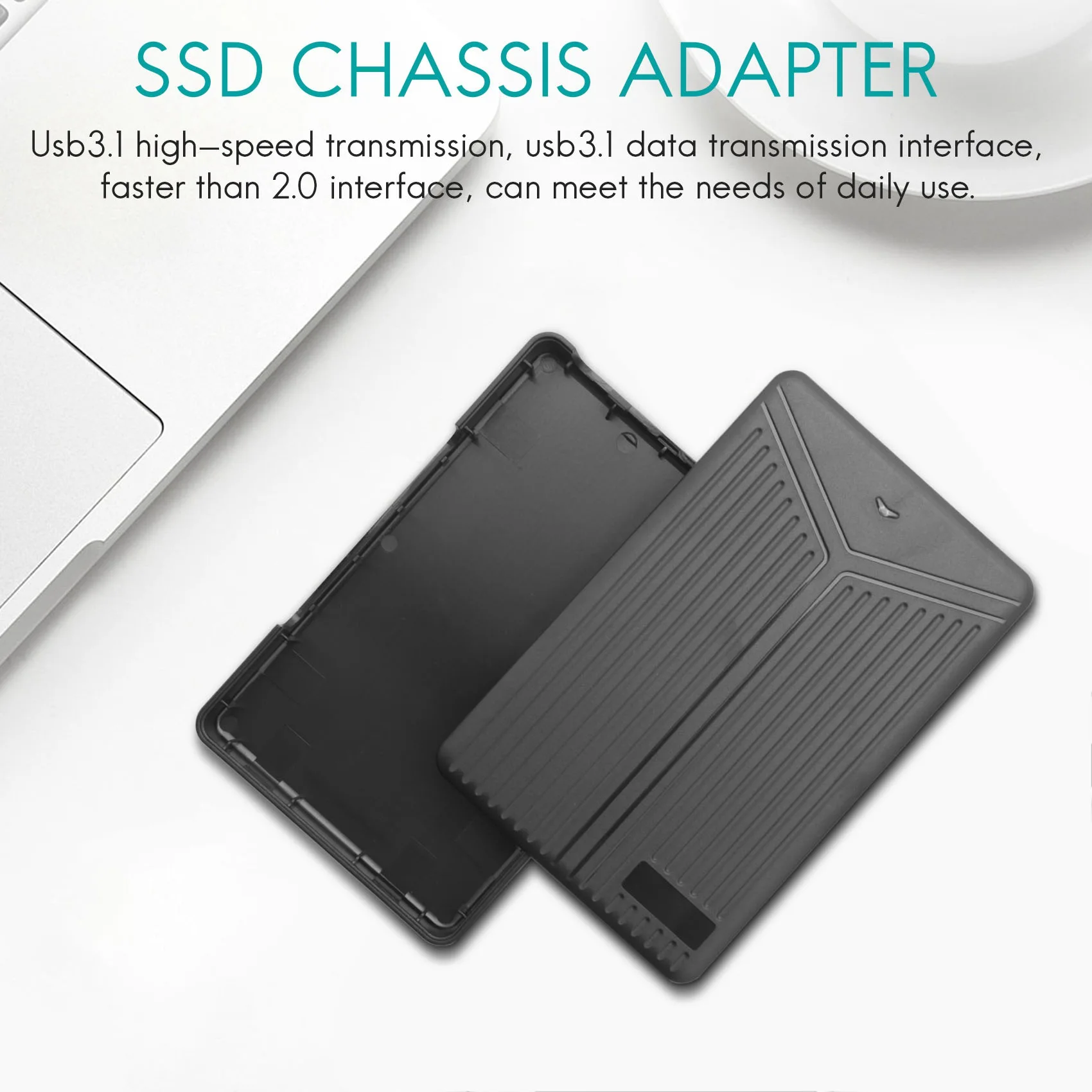 2.5 Inch Hard Drive Enclosure USB3.1 Computer Notebook Mobile SSD Enclosure Support 15mm Hard