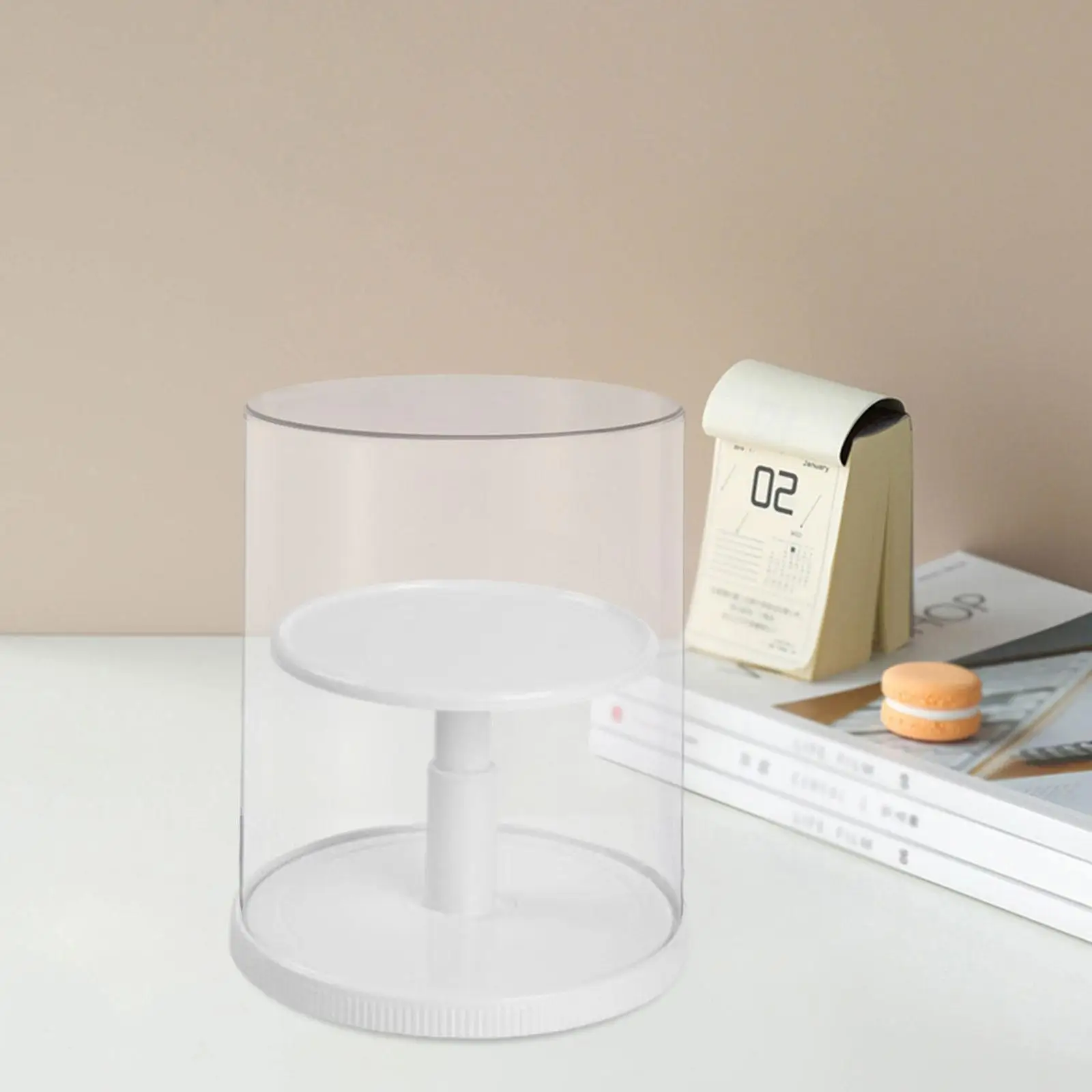 Doorzichtige figuurvitrine Popopbergdoos Praktisch Veelzijdig Moderne vitrine Draaibaar voor verzamelobjecten Mini-actiefiguren