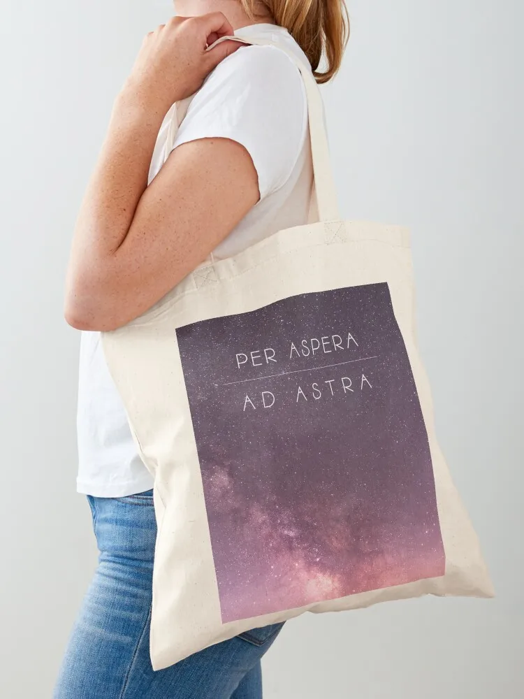 

Per Aspera Ad Astra Galaxy Tote Bag canvas tote Women's Canvas for women canvas