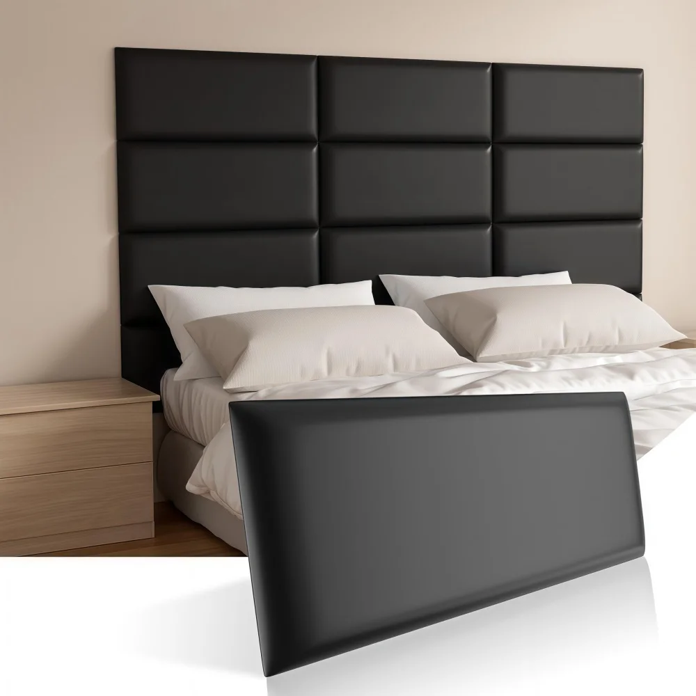 1 Panel de Pared Autoadhesivo 3D de 20cmX50cm, Panel de Pared Tapizado para Dormitorio/Sala de Estar
