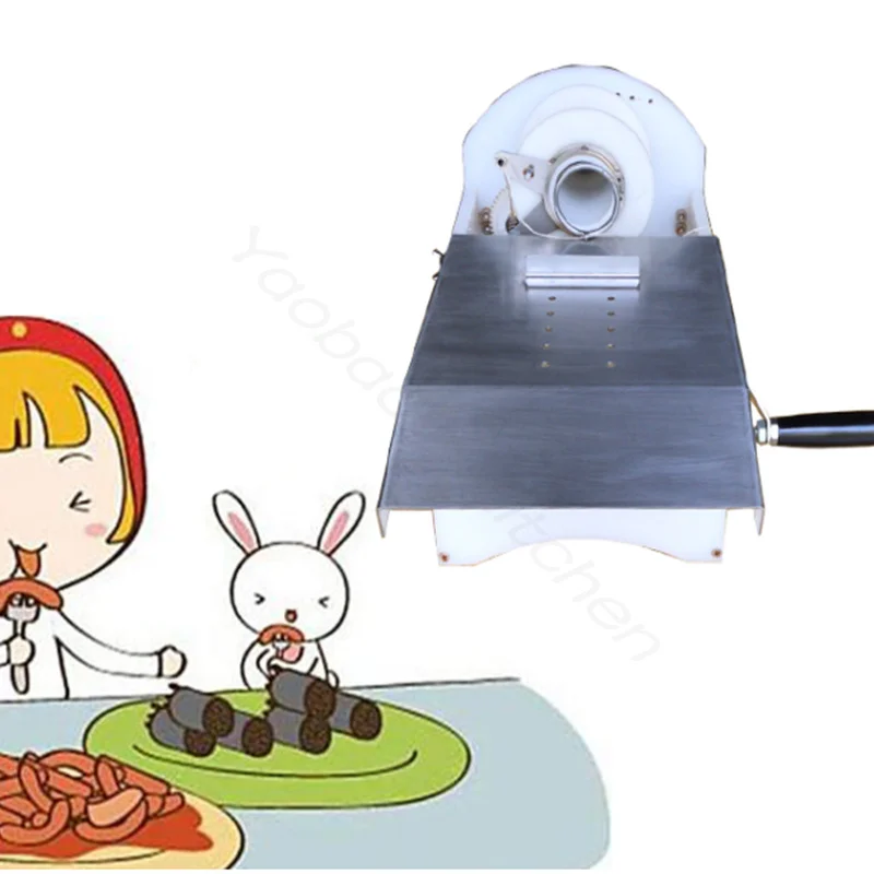 آلة ربط السجق الصغيرة التجارية دليل هوت دوج السجق العقد ربط آلة ربط ملزمة