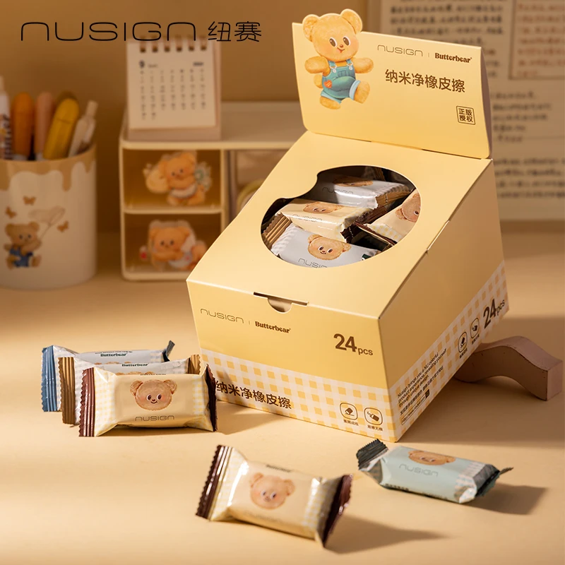 

Deli 6pcs Kawaii Mechanical Pencil Eraser Rubber Schoo&Office&Art Supplies Writing Drawing Erasers Stationery Cute Rubbers Gift