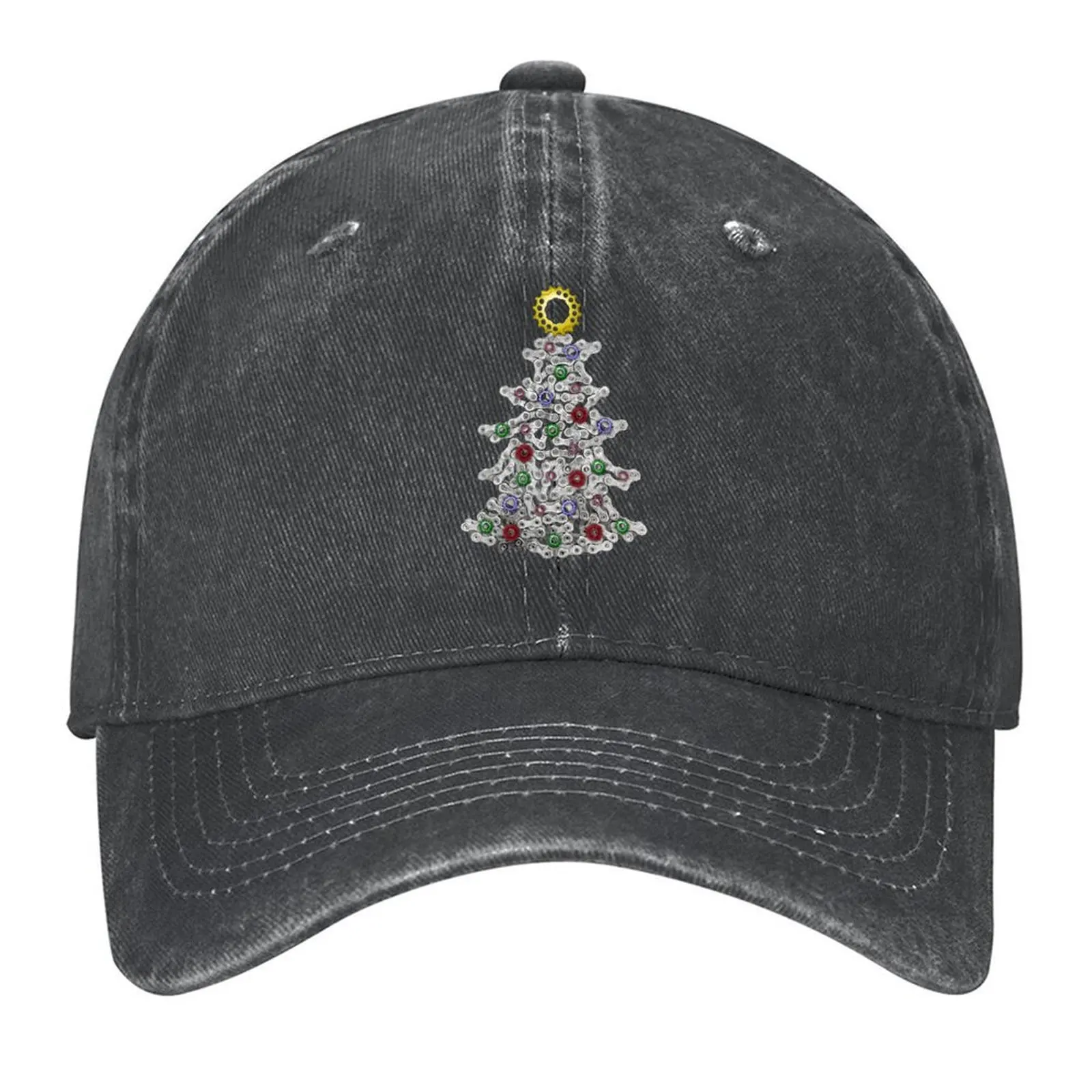 

Bike Chain Cycling Christmas Tree Baseball Cap hard hat designer cap Kids Hat birthday Girl Men's