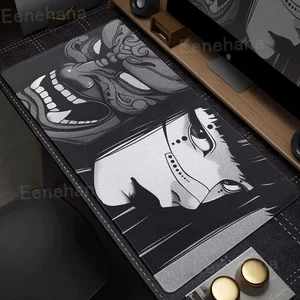 Janpanese Mask Girl Mouse Pad 90x40cm 비 슬립 게임 Mousepad 게이머 e-sports 마우스 매트 게임 기계식 키보드 XXL 데스크 매트 12 최고의 판매 Kawaii Mousepad -№10