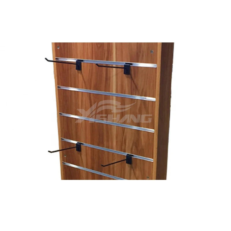 custom.Customized Stainless Steel Clothing Store Double Sided Hook Garment Display Stand