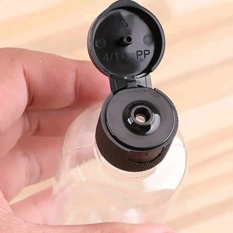 トラベルスプレーボトルセット,ローションクリームボトル,ポンプディスペンサー,黒,トイレタリー,7個