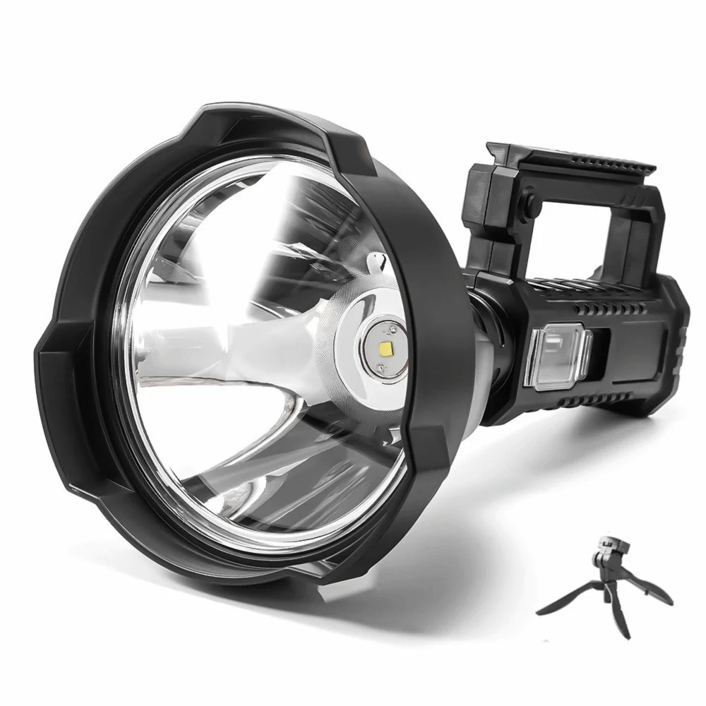 

Супер яркий светодиодный фонарик, водонепроницаемый USB перезаряжаемый портативный фонарик высокой мощности с монтажным кронштейном, прожектор