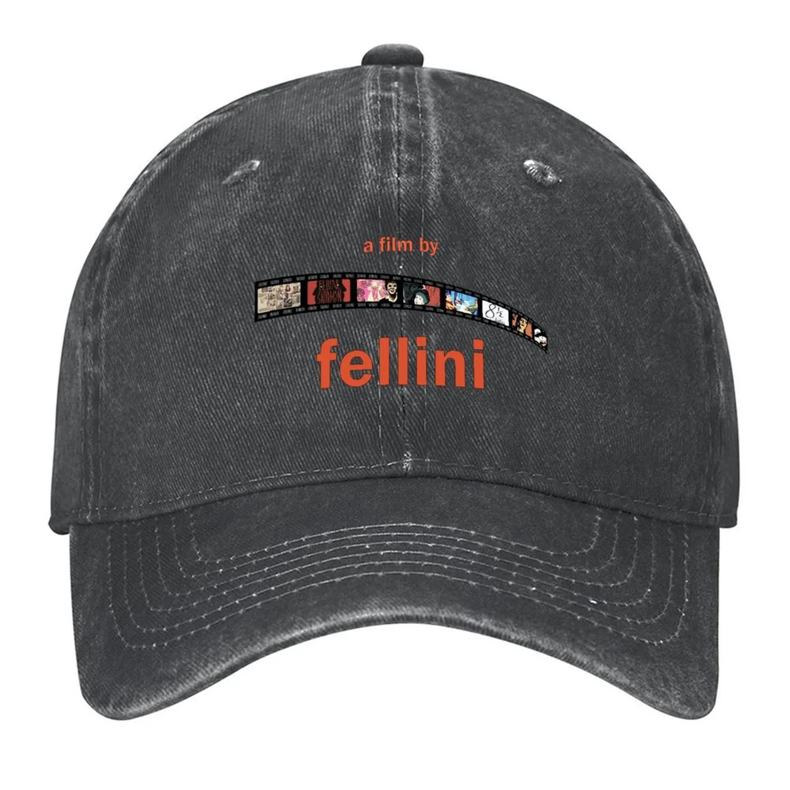 

A FILM BY... FEDERICO FELLINI Baseball Cap Golf Hat Man hard hat Hood Streetwear Mens Caps Women's