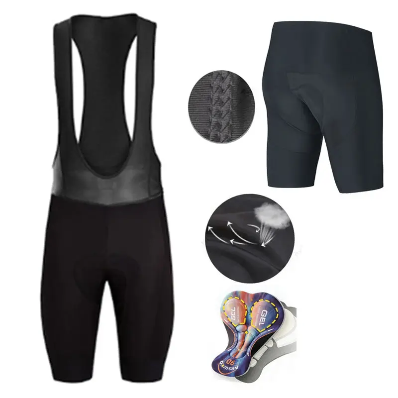 

9D Colorful Silicone Seat Cushion Cycling Bib Shorts Mens Mtb Black Bib Shorts Women Bicycle Riding Shorts Sports Running Shorts