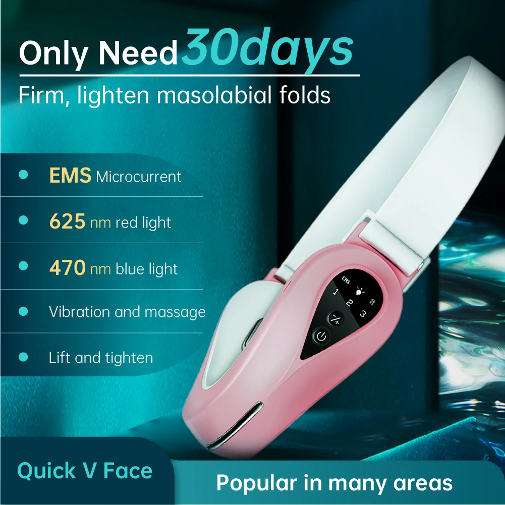 Face Lifting Device Facial Strap Double Chin Reducer Beauty Machine V Face Shaping Massager Anti Wrinkle Beauty Machine