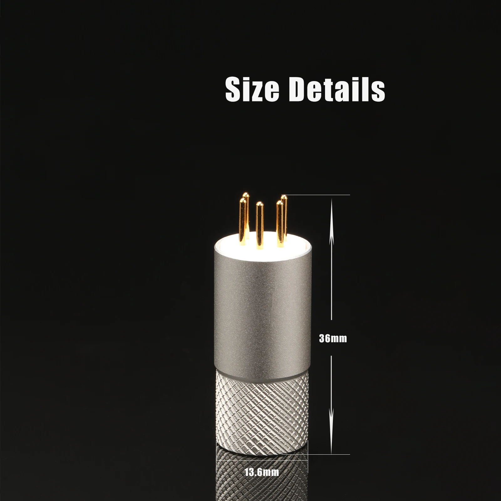 LP Turntabe 5-Pin DIN Messing Vergoldeter Stecker Plattenspieler Tonarm 5-Pin Männlicher DIN-Anschluss FÜR REGA LINN ROKSAN PROJECT GRACE – Detail 8