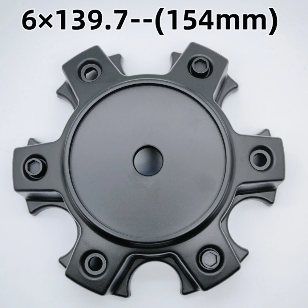 

4pcs Blank Badge Off-road Vehicle Car Wheel Center Caps 154MM 6 Hole 139.7 No Emblem Wheel Hub Cap Rim Hubcaps Cover Accessories