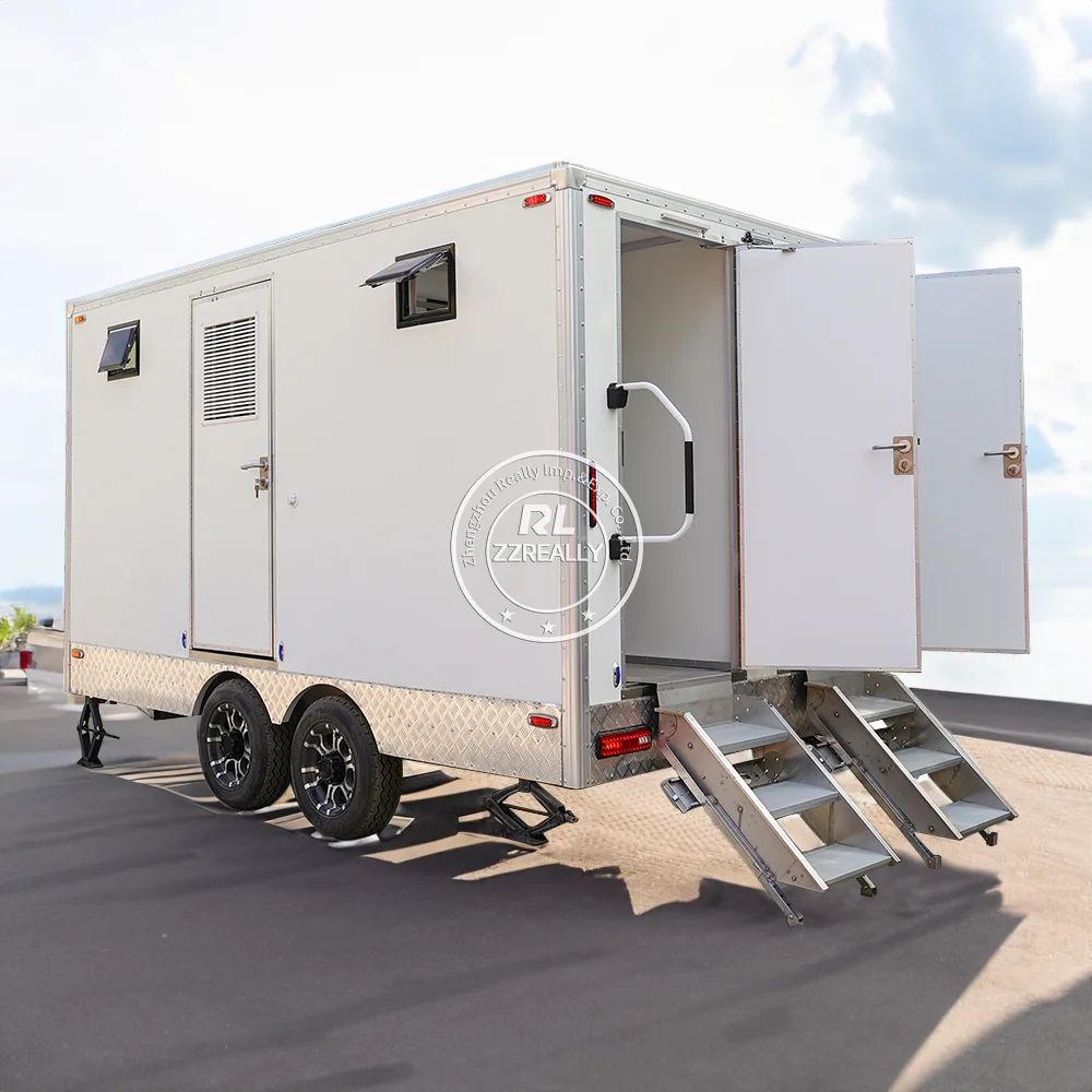 고급 이동식 욕실 트레일러, 고급 이동식 욕실 트레일러, 이동식 화장실 트레일러