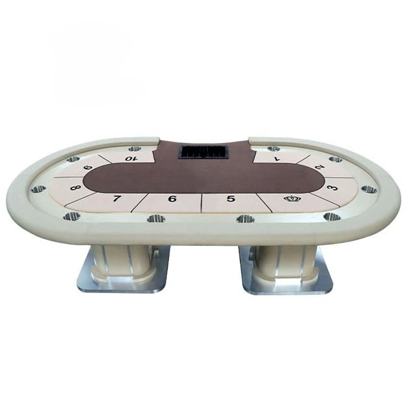 

Factory Wholesale Texas Hold'Em Table Support Customized Texas Hold'Em Poker Table for Casino