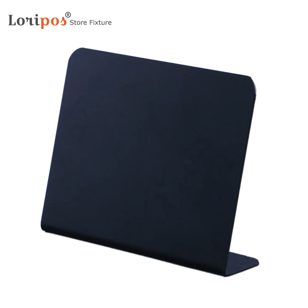 L Black Price Tag Holder Display Label Stand Store Mini Chalk Menu Board Blackboard Liquid Sign Holder | Loripos