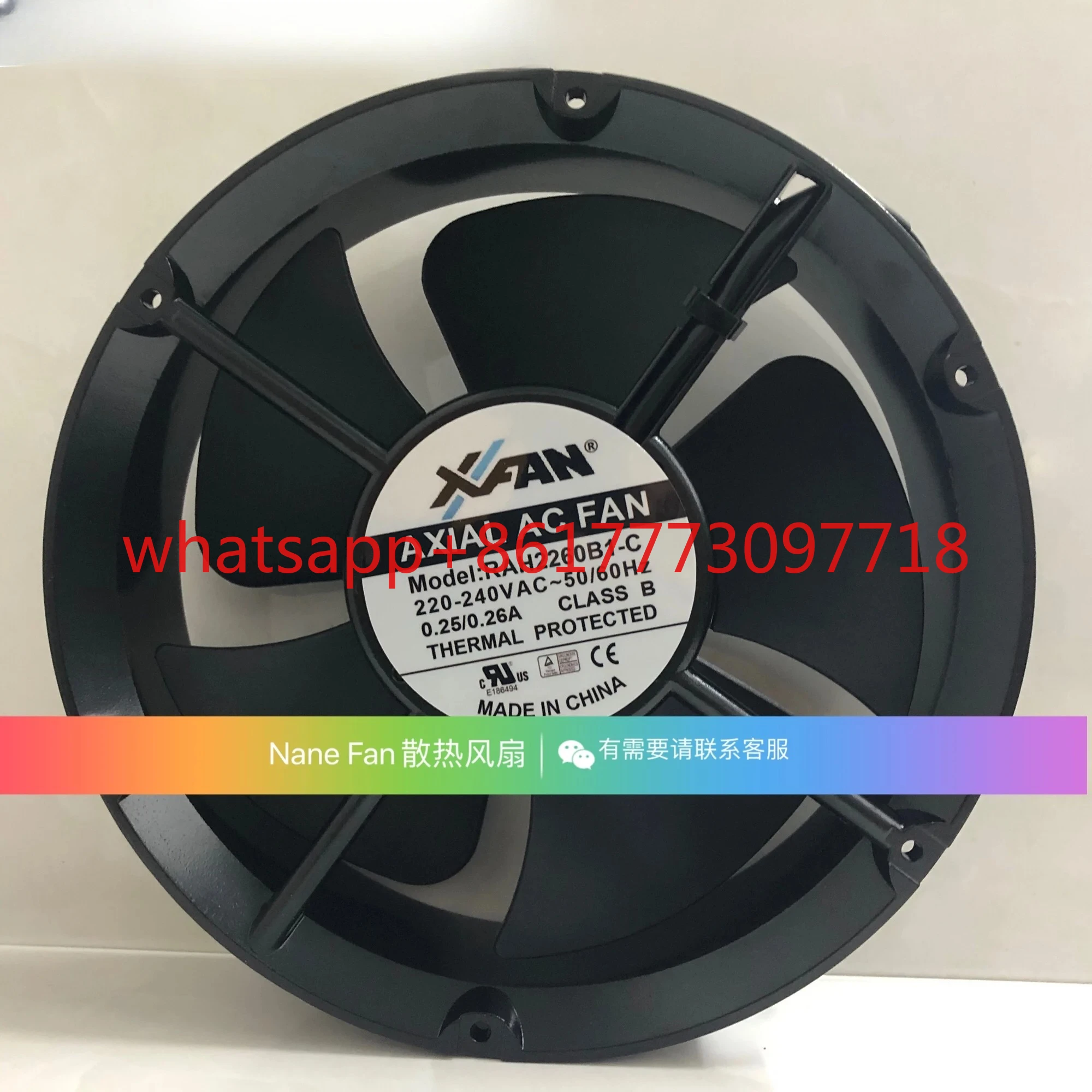 

RAH2260B1-C 220-240 В 0,25/0. Высокотемпературный охлаждающий вентилятор 26А