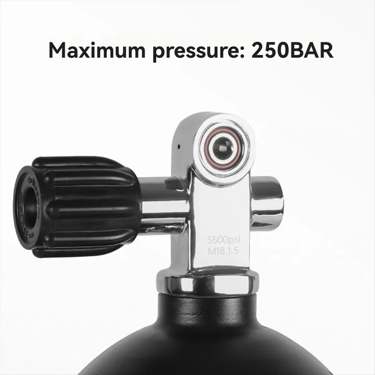 

ABJV металлический клапан для подводного плавания высокого давления M18x1,5 3500Psi клапан бака для дайвинга аксессуары для дайвинга