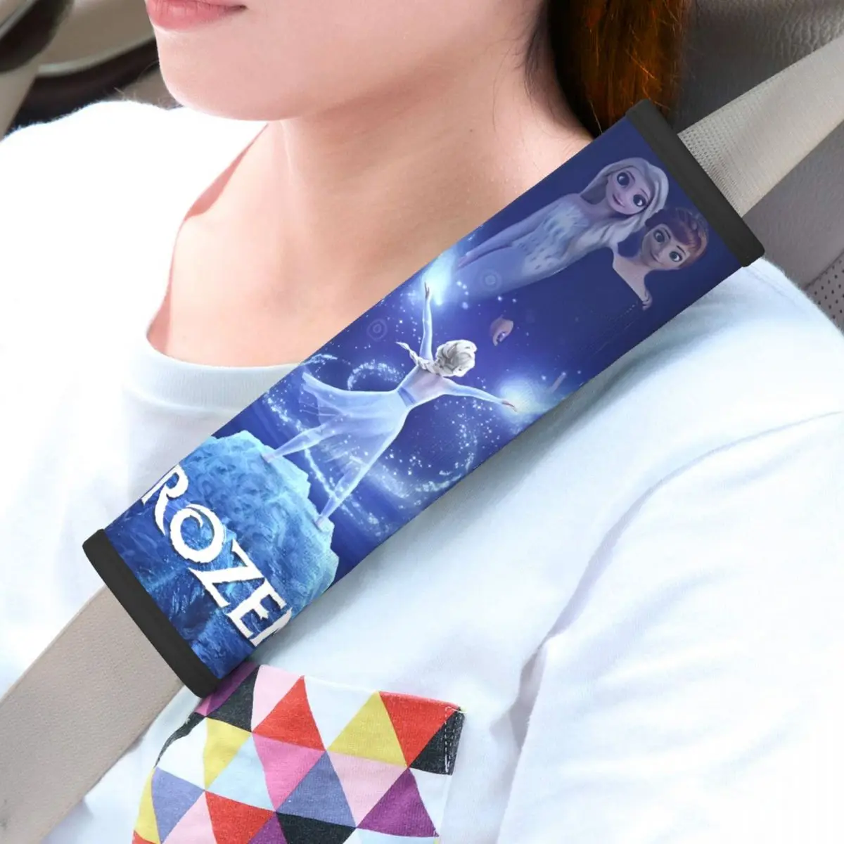 

Автомобильный чехол для ремня безопасности принцессы Эльзы, мягкая подушка для ремня безопасности для легковых автомобилей, грузовиков