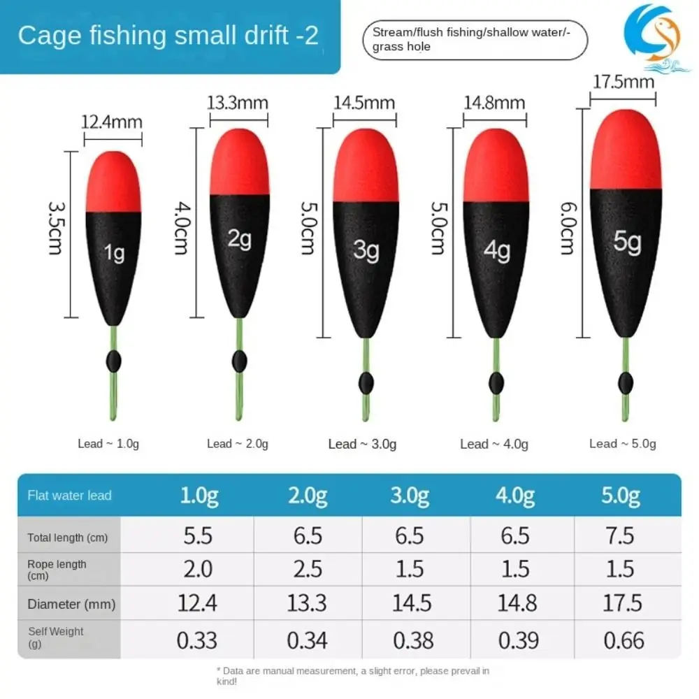 Flotador pesca superfino para roca y ríos – boya marina alta calidad - imagen 3