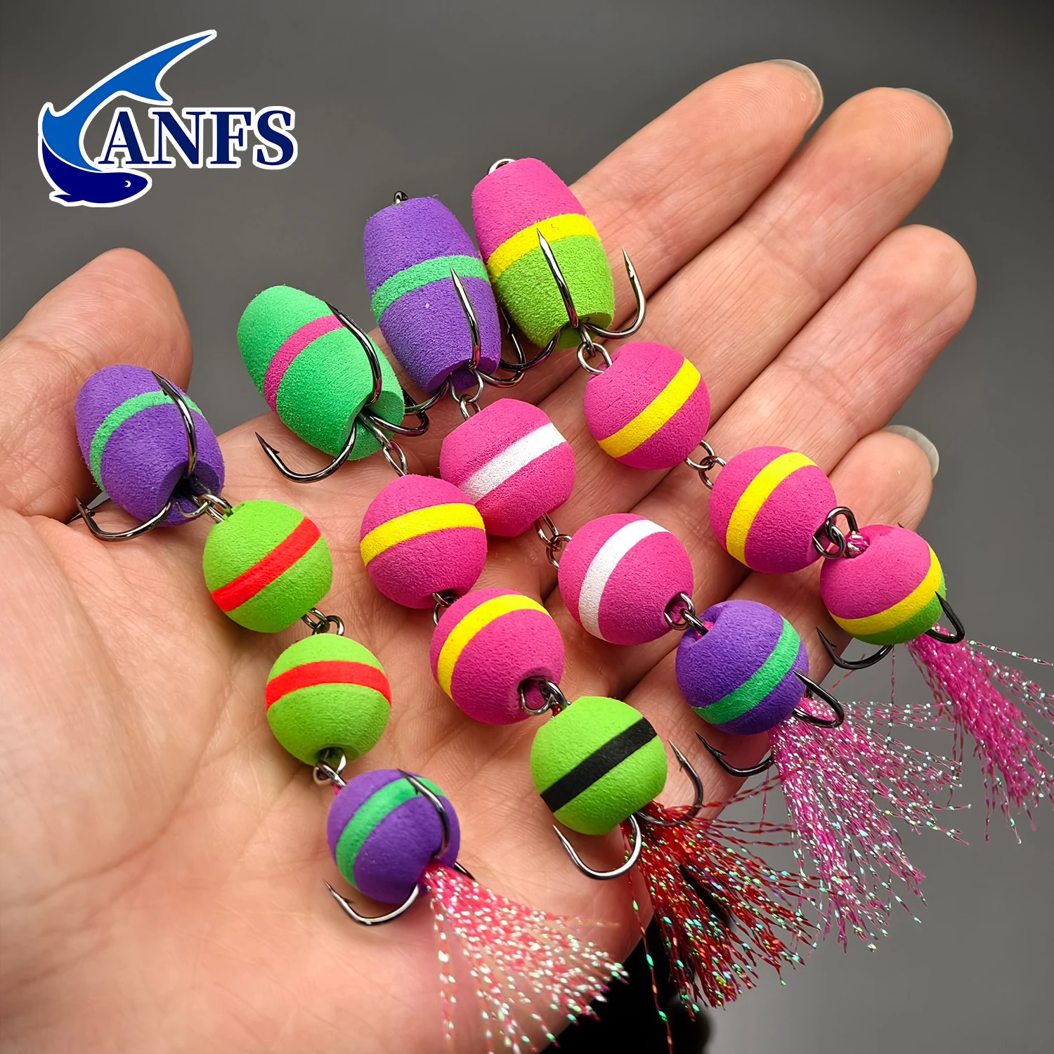 ANFS Plataformas flotantes de bagre con sonajero y espuma EVA - imagen 3