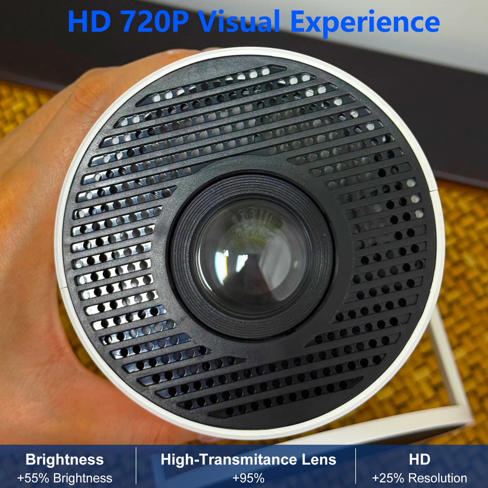 Proyector HD portátil 4K 1280x - Home Cinema Entertainment reseña y precio