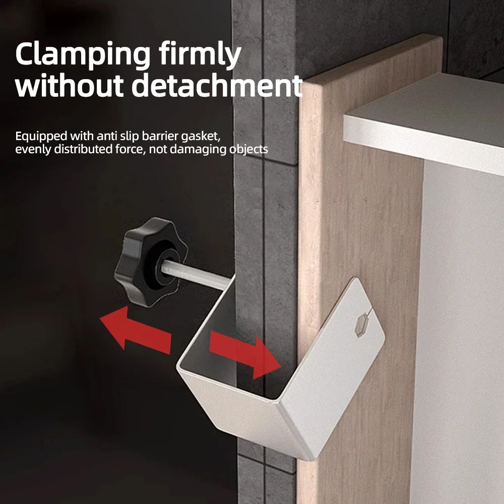 C Clamp Cabinet Hardware Jig Drawer Fixing Clip for Install Door Drawer Front Knobs Pulls Handles Flexible Woodworking Tools