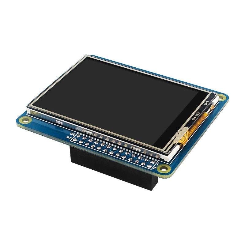 Raspberry Pi 4B / Zero 2W 2.4-inch Low-Power SPI Resistive Touchscreen Display
