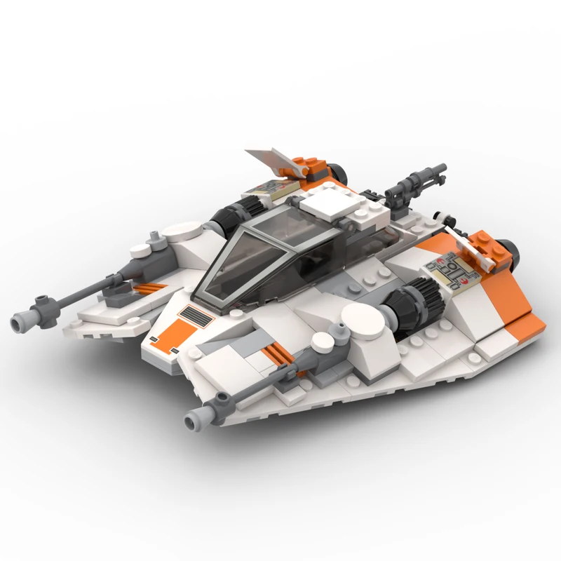 Space Series Rebel Snowspeeder T-47 Snowspeeder Model Building Blocks Aircraft Set Bricks Toys for Collection Christmas Gifts