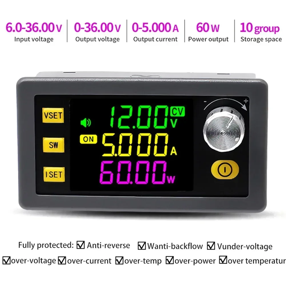 

Buck-Boost Power Supply Converter Numerical Control Lift Voltage DC Adjustable Voltage Regulators Solar Charging Module