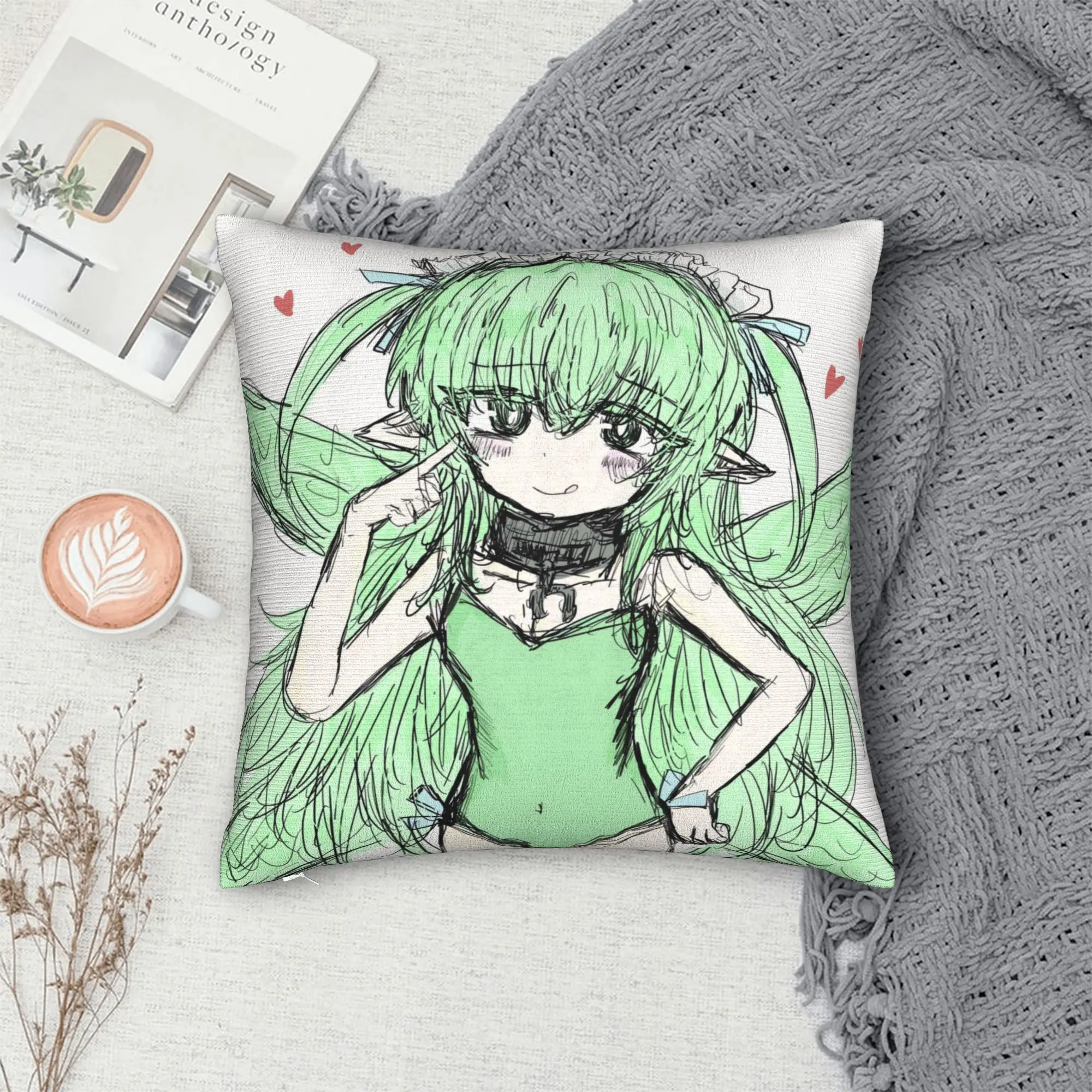 Housse de coussin amusante Black Souls Anime, taie d'oreiller pour fête de mariage, décoration de la maison, taies d'oreiller confortables, idée cadeau