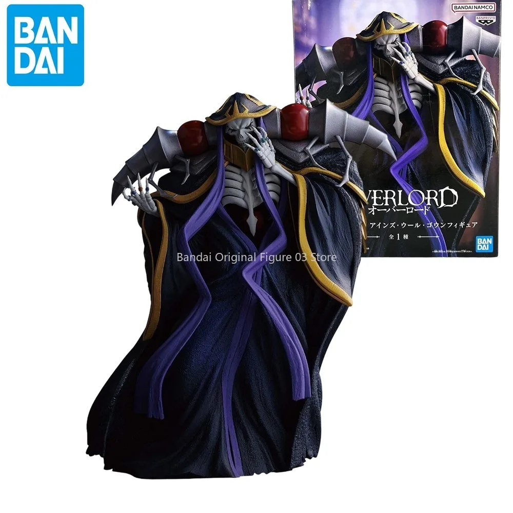 

Original BANDAI Overlord Ainz Ooal Gown Action Figure Toys BANPRESTO PVC Model Collection Genuine Figurine For Birthday Gift
